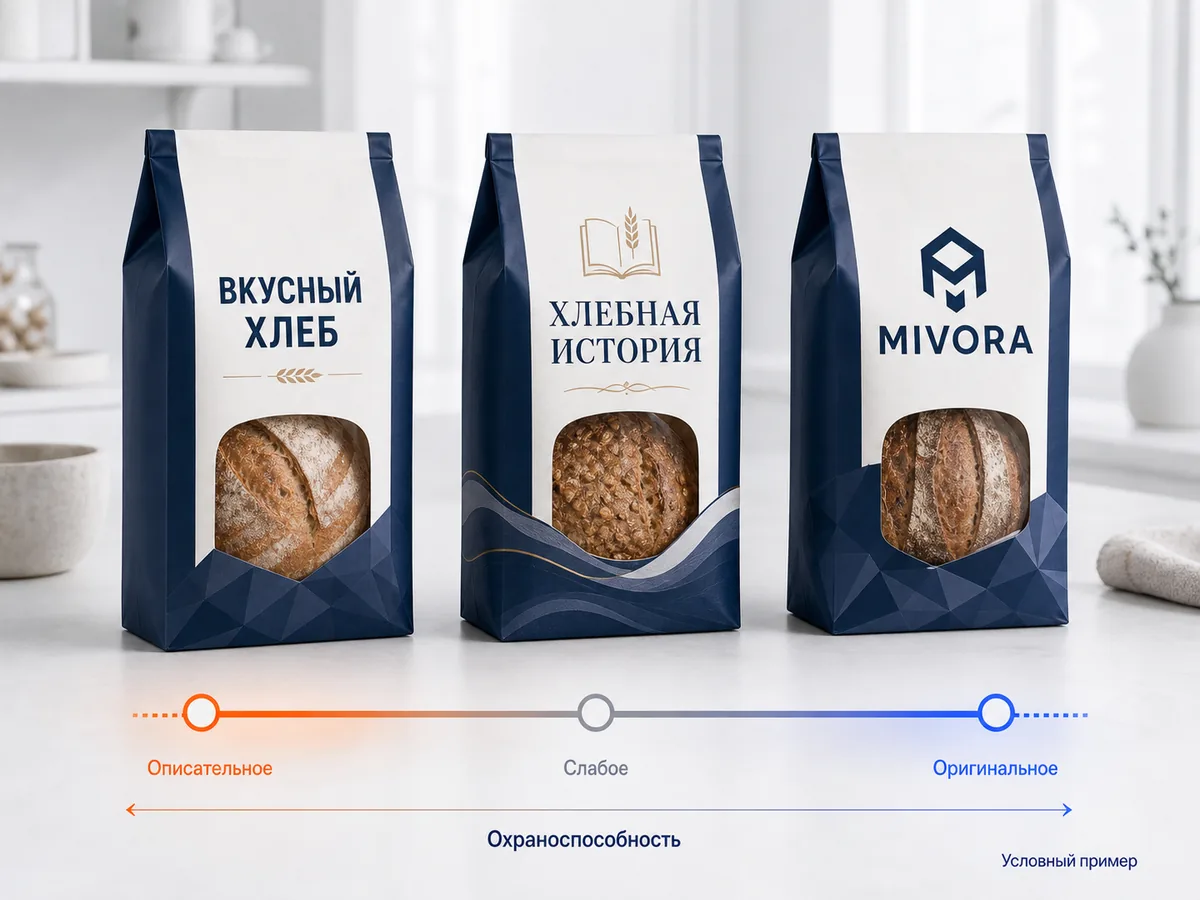 Сравнение описательного и оригинального названия товарного знака