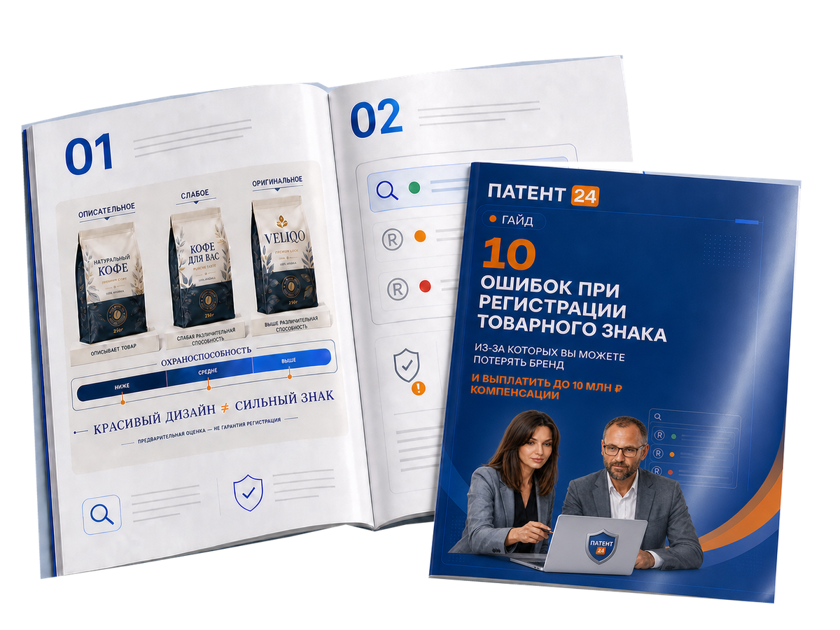 PDF-гайд Патент 24 о 10 ошибках при регистрации товарного знака