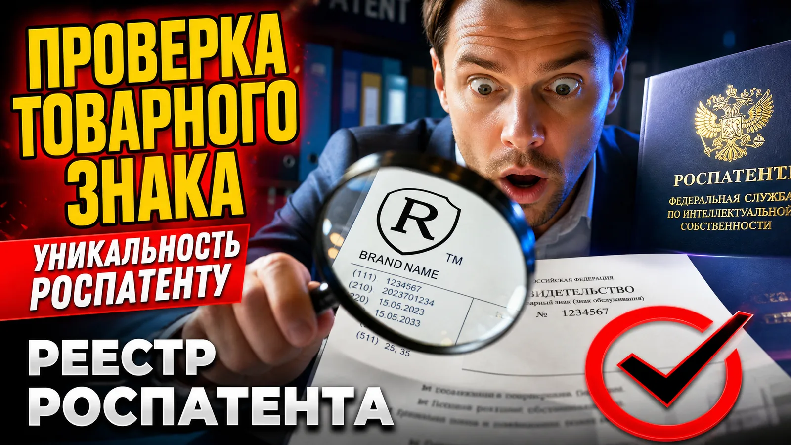 Проверка товарного знака на уникальность по Роспатенту